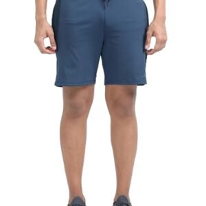 Plain Shorts-Steel Blue