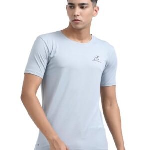 Knit T-Shirt-Light Grey