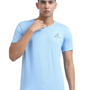 Knit T-Shirt-Sky Blue