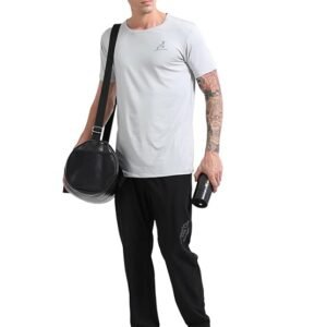 NS Terry Lycra Track Pants – Black