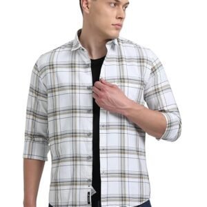 Cotton Oxford Fabric Shirt-White