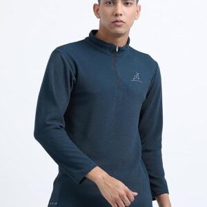 Zipper Full Sleeves-Steel Blue